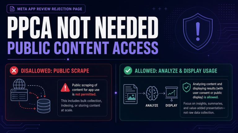Page Public Content Access PPCA not needed rejection diagnosis and allowed public content access