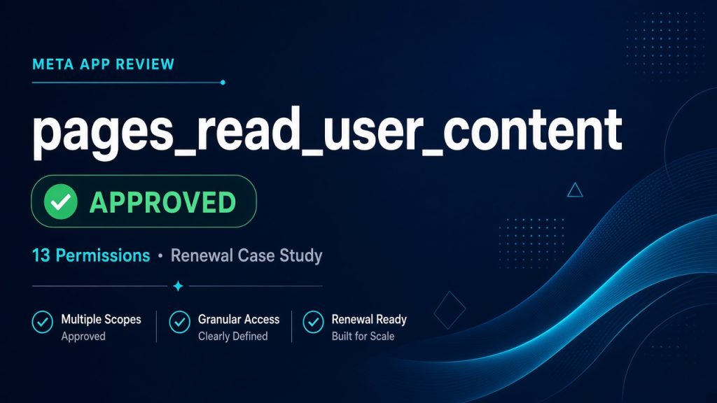 pages_read_user_content 13 permissions approved case study