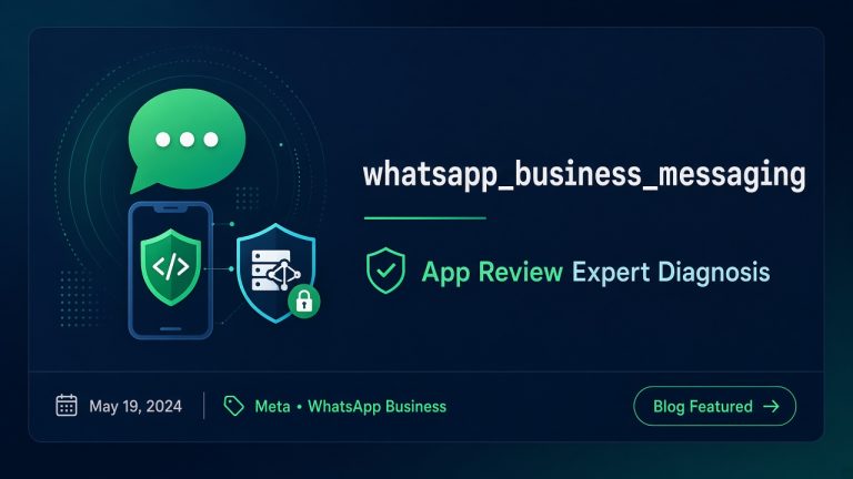 whatsapp_business_messaging Meta App Review permission rejection expert diagnosis
