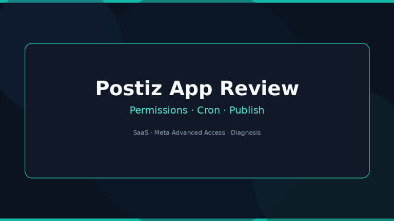 Postiz app review publishing permissions cron rejection guide
