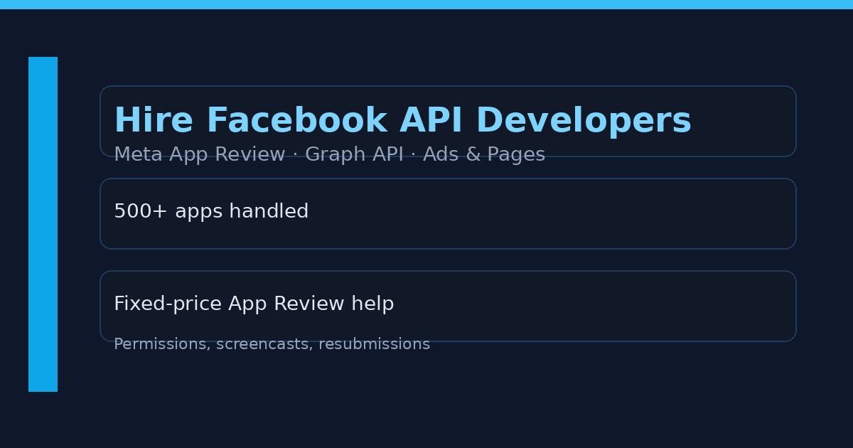 hire facebook api developers