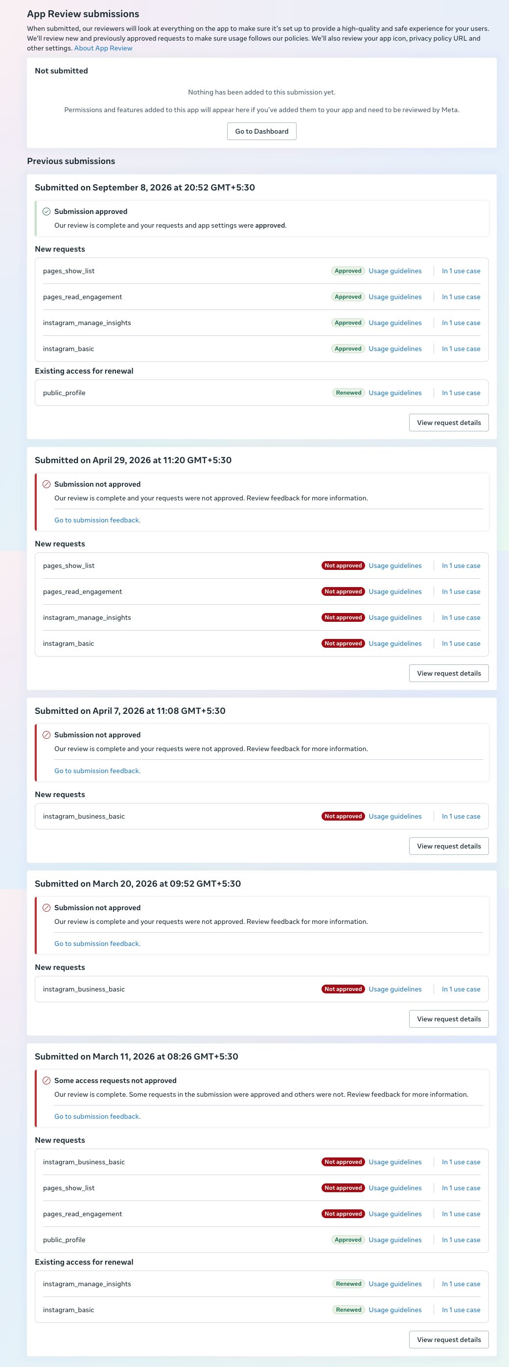 instagram_manage_insights and instagram_basic approved on 8 September 2026
