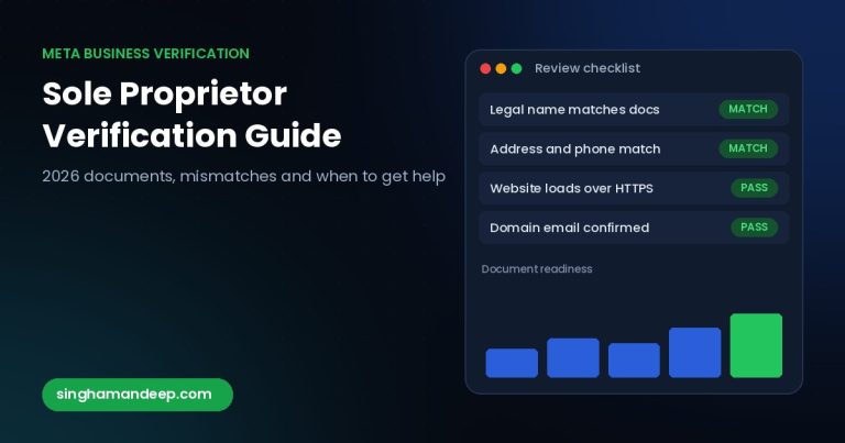 meta business verification sole proprietor